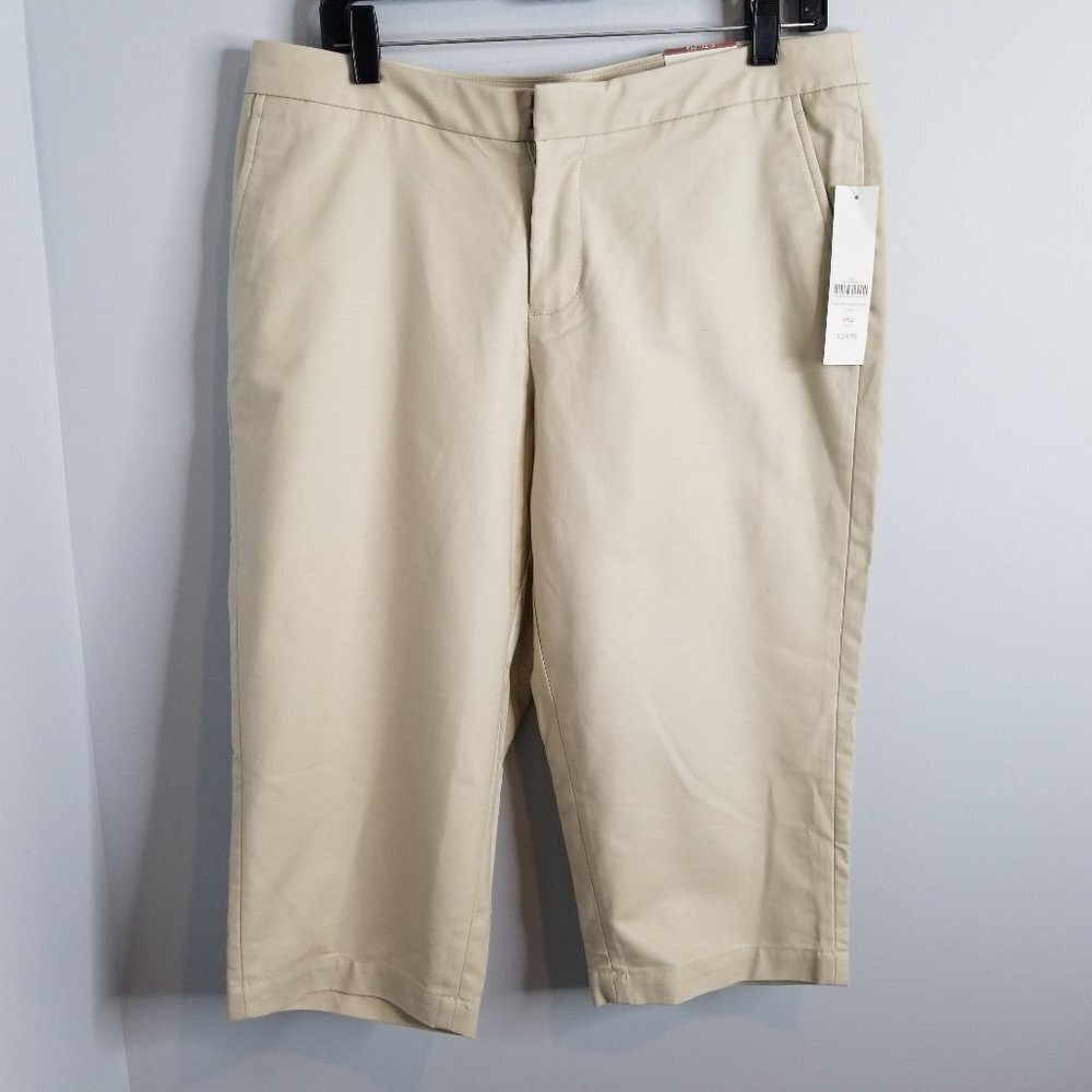 Coldwater Creek natural fit cream capris